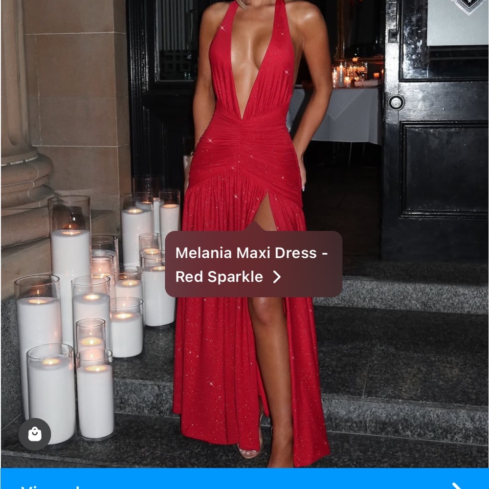 Red Sparkle Maxi Dress BRAND NEW, NEVER WORN